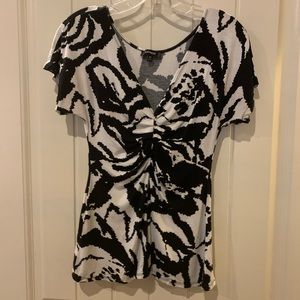 Express V-Neck Ruched Top